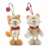 Nici 26450 Set Katzen SchlüsselAnhänger Mit Magnethänden Love Cats Ca 9cm Plüsch