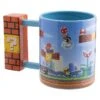 Super Mario Keramiktasse Kaffeetasse Sammeltasse - 3D Level 420ml Paldone 77558 -Nici Welt Geschäft 3d mug mario
