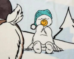 Nici 44158 Kuschel-Decke Winter Glamour Rentier Gans Pinguin 125x160cm Plüsch -Nici Welt Geschäft 44158 04 ZA me