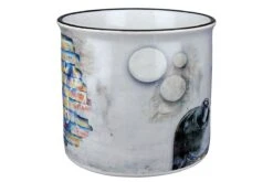 Gilde 44310 Keramik Tasse Streetart "Music On" Ca. 390ml -Nici Welt Geschäft 44310 3