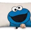 Nici 48465 Kissen Krümelmonster Mit Keks Sesamstraße Rechteckig 43x25cm