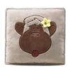 Nici 29629 Kissen Monkey Love Affe Linda 32x32cm Plüsch Kuschelkissen -Nici Welt Geschäft N29629